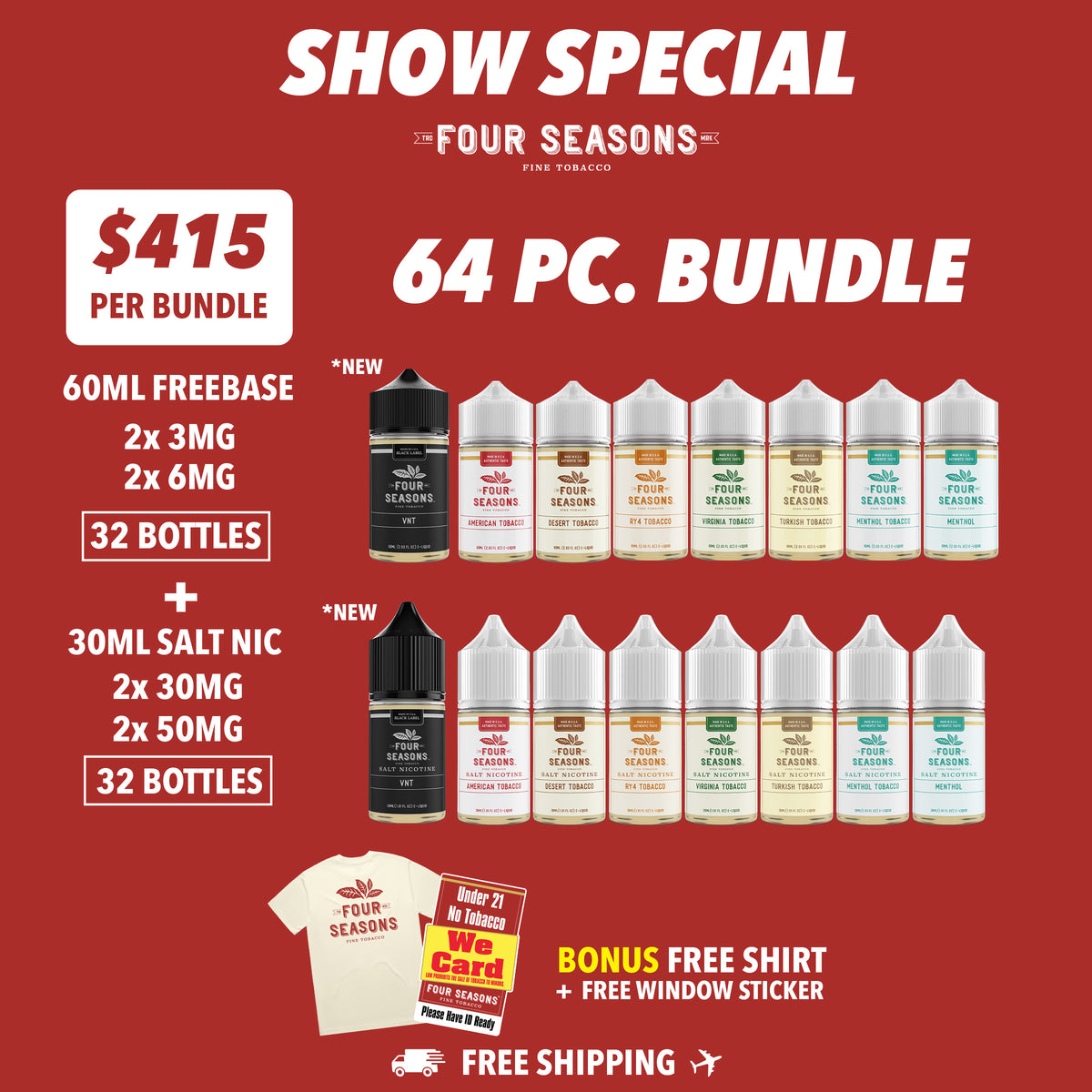 Four Seasons 64 PC Show Bundle